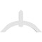 Ekena Millwork Archdale Architectural Grade PVC Gable Bracket, 60"W x 32 1/2"H x 4"D x 6"F, 13/12 Pitch GBP060X33X0406ARC00 - alternate 5